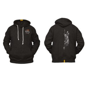 Ligosta Cowboy, Spirit Warrior Collection Hoodie, Unisex Hoodie Featuring Bold Warrior Silhouette, Tribal Art Lovers And Unique Style 083
