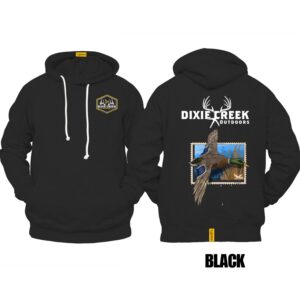 Ligosta Dixie Creek, Outdoor Wildlife Collection Hoodie, Unisex Hoodie Featuring Mallard Duck Design, Perfect For Nature Enthusiasts 001