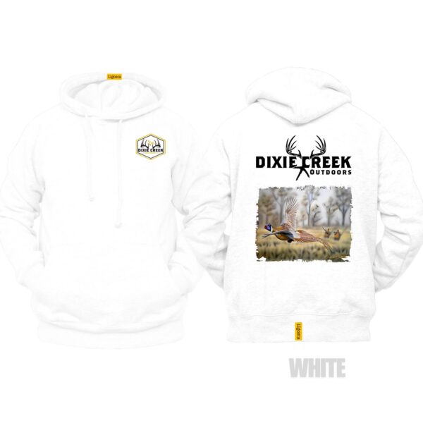 Ligosta Dixie Creek, Wildlife Collection Hoodie, Unisex Hoodie Featuring Flying Pheasant Design, Perfect For Upland Hunters 024 - Image 3