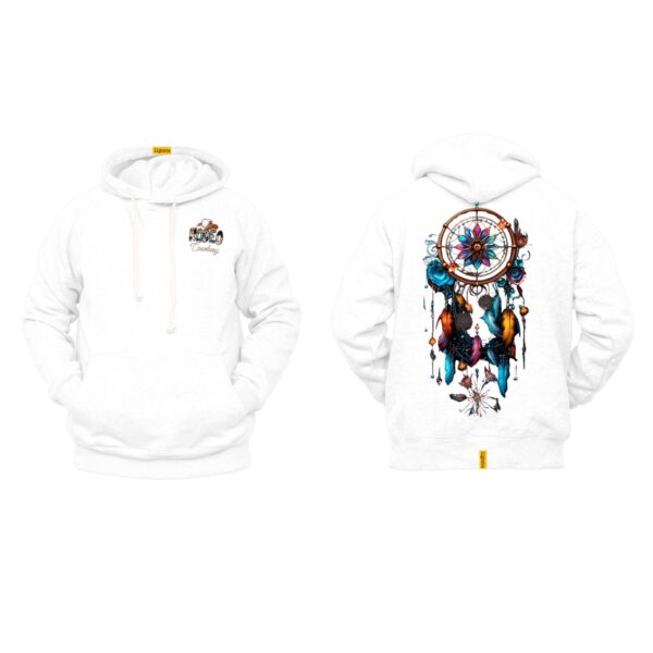 Ligosta Cowboy, Western Spirit Collection Hoodie, Unisex Hoodie with Colorful Dreamcatcher Art, Perfect for a Stylish Western Look 048 - Image 3