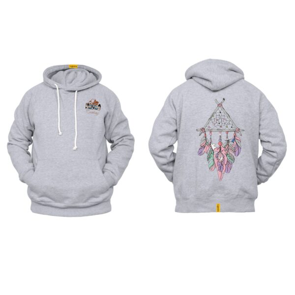 Ligosta Cowboy, Tribal Spirit Collection Hoodie, Unisex Hoodie Featuring Colorful Dreamcatcher and Crossed Arrows Design 039 - Image 2