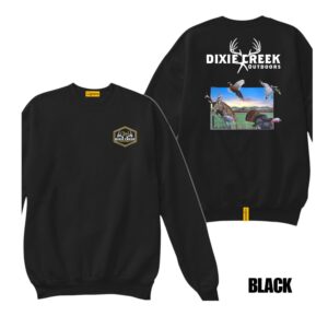Ligosta Dixie Creek, Outdoor Wildlife Collection Sweatshirt, Unisex Sweatshirt Featuring Multi-Species Design, Hunting And Wildlife Fans 11