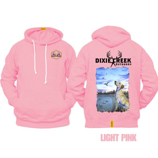 Ligosta Dixie Creek, Wildlife Collection Hoodie, Unisex Hoodie Featuring Yellow Lab Design, Perfect For Waterfowl Hunters 029 - Image 4