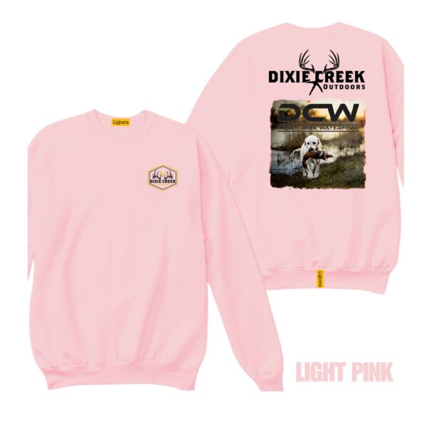 Ligosta Dixie Creek, Wildlife Collection Sweatshirt, Unisex Sweatshirt Featuring Retriever With Duck Design, Perfect For Waterfowl Fans 022 - Image 4