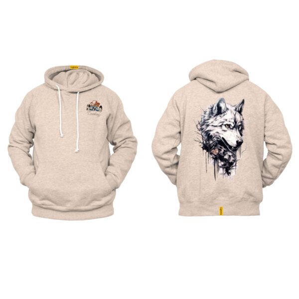 Ligosta Cowboy, Wild Spirit Collection Hoodie, Unisex Hoodie Featuring Bold Wolf Art, Perfect For Adventurous Souls 079 - Image 5