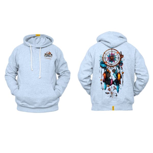 Ligosta Cowboy, Western Spirit Collection Hoodie, Unisex Hoodie with Colorful Dreamcatcher Art, Perfect for a Stylish Western Look 048 - Image 6