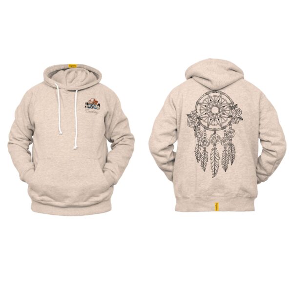 Ligosta Cowboy, Rose Web Collection Hoodie, Unisex Hoodie With Intricate Rose Dreamcatcher Design, Perfect For Boho Lovers 034 - Image 5