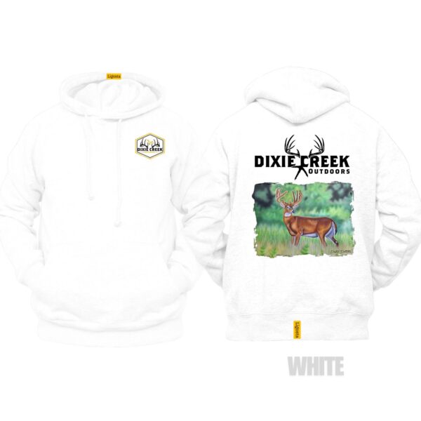 Ligosta Dixie Creek, Outdoor Wildlife Collection Hoodie, Unisex Hoodie Featuring Whitetail Deer Design, Deer Hunting Enthusiasts 010 - Image 3