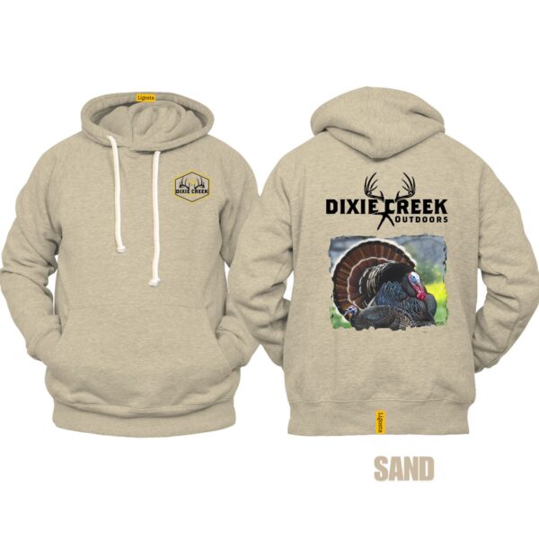 Ligosta Dixie Creek, Wildlife Collection Hoodie, Unisex Hoodie Featuring Turkey Design, Perfect For Hunters 012 - Image 6
