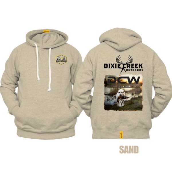 Ligosta Dixie Creek, Wildlife Collection Hoodie, Unisex Hoodie Featuring Retriever With Duck Design, Perfect For Waterfowl Fans 022 - Image 6