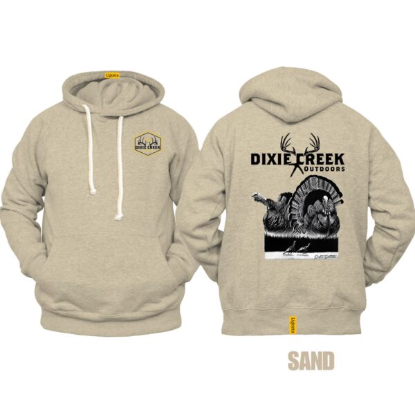 Ligosta Dixie Creek, Wildlife Collection Hoodie, Unisex Hoodie Featuring Strutting Turkey Design, Perfect For Turkey Hunters 025 - Image 6