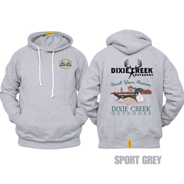 Ligosta Dixie Creek, Outdoor Wildlife Collection Hoodie, Unisex Hoodie Featuring Wood Duck Scene Design, Perfect For Waterfowl Hunters 005 - Image 5