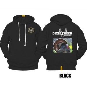 Ligosta Dixie Creek, Wildlife Collection Hoodie, Unisex Hoodie Featuring Turkey Design, Perfect For Hunters 012
