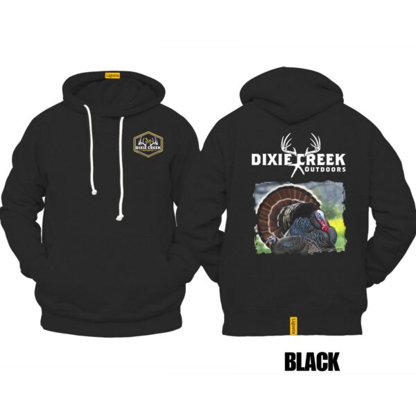 Ligosta Dixie Creek, Wildlife Collection Hoodie, Unisex Hoodie Featuring Turkey Design, Perfect For Hunters 012