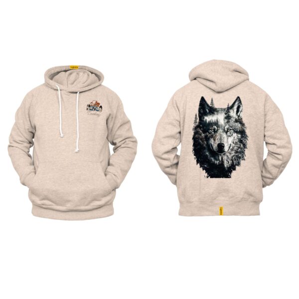 Ligosta Cowboy, Wild Nature Collection Hoodie, Unisex Hoodie Featuring Wolf And Forest Art, Perfect For Nature Lovers 080 - Image 5