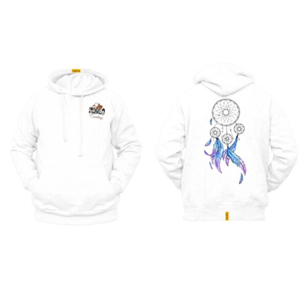 Ligosta Cowboy, Midnight Dream Collection Hoodie, Unisex Hoodie With Elegant Dreamcatcher Design, Perfect For Boho Lovers 013 - Image 3