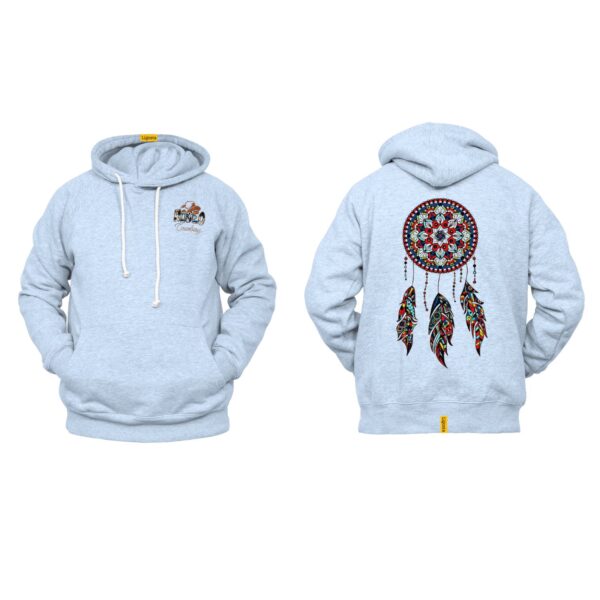 Ligosta Cowboy, Tribal Dreamcatcher Collection Hoodie, Unisex Hoodie With Bold Dreamcatcher Design, Perfect For Boho Lovers 011 - Image 6