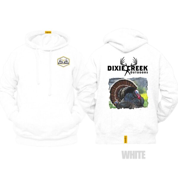 Ligosta Dixie Creek, Wildlife Collection Hoodie, Unisex Hoodie Featuring Turkey Design, Perfect For Hunters 012 - Image 3