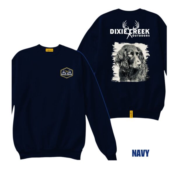 Ligosta Dixie Creek, Wildlife Collection Sweatshirt, Unisex Sweatshirt Featuring Spaniel Design, Perfect For Dog Lovers 018 - Image 2