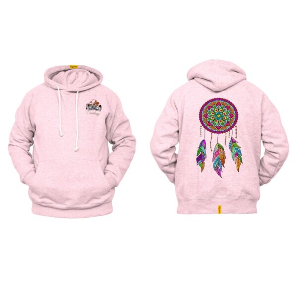 Ligosta Cowboy, Colorful Dreamcatcher Collection Hoodie, Unisex Hoodie With Vibrant Dreamcatcher Design, Perfect For Boho Lovers 012 - Image 4
