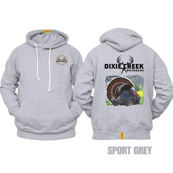 Ligosta Dixie Creek, Wildlife Collection Hoodie, Unisex Hoodie Featuring Turkey Design, Perfect For Hunters 012 - Image 5