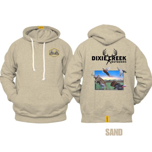Ligosta Dixie Creek, Outdoor Wildlife Collection Hoodie, Unisex Hoodie Featuring Multi-Species Design, Hunting And Wildlife Fans 011 - Image 6