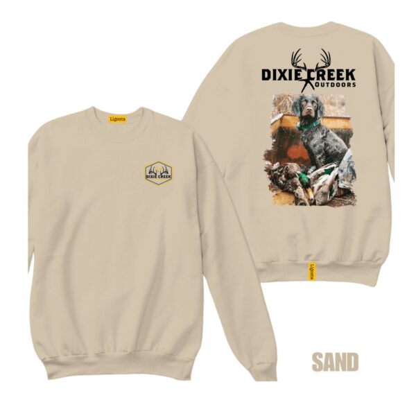 Ligosta Dixie Creek, Wildlife Collection Sweatshirt, Unisex Sweatshirt Featuring Hunting Dog Design, Perfect For Outdoor Fans 019 - Image 6