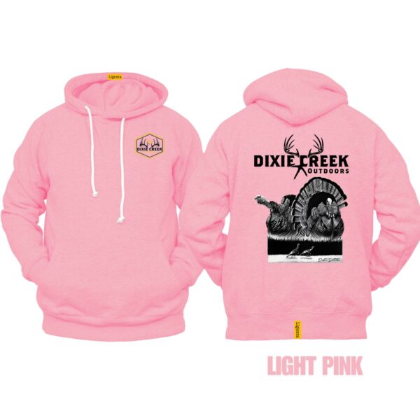 Ligosta Dixie Creek, Wildlife Collection Hoodie, Unisex Hoodie Featuring Strutting Turkey Design, Perfect For Turkey Hunters 025 - Image 4