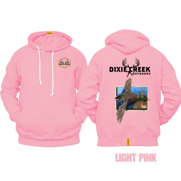 Ligosta Dixie Creek, Outdoor Wildlife Collection Hoodie, Unisex Hoodie Featuring Mallard Duck Design, Perfect For Nature Enthusiasts 001 - Image 4
