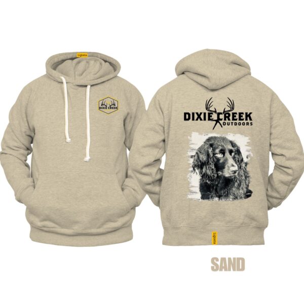 Ligosta Dixie Creek, Wildlife Collection Hoodie, Unisex Hoodie Featuring Spaniel Design, Perfect For Dog Lovers 018 - Image 6