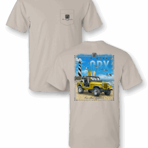 Finn’s Oceanside Bait & Tackle TShirt, Retro Fishing Sign Design, Cold Drinks Ice Fly Shop, Finn Stone Apparel, 011