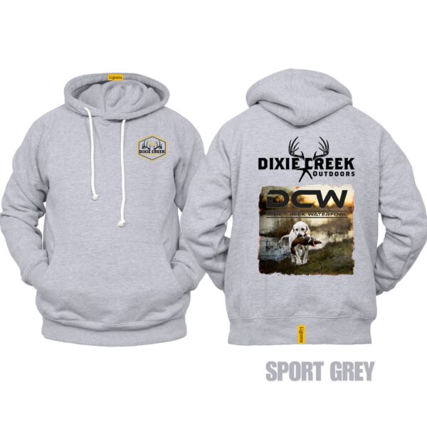 Ligosta Dixie Creek, Wildlife Collection Hoodie, Unisex Hoodie Featuring Retriever With Duck Design, Perfect For Waterfowl Fans 022 - Image 5
