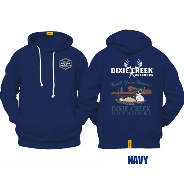 Ligosta Dixie Creek, Outdoor Wildlife Collection Hoodie, Unisex Hoodie Featuring Wood Duck Scene Design, Perfect For Waterfowl Hunters 005 - Image 2