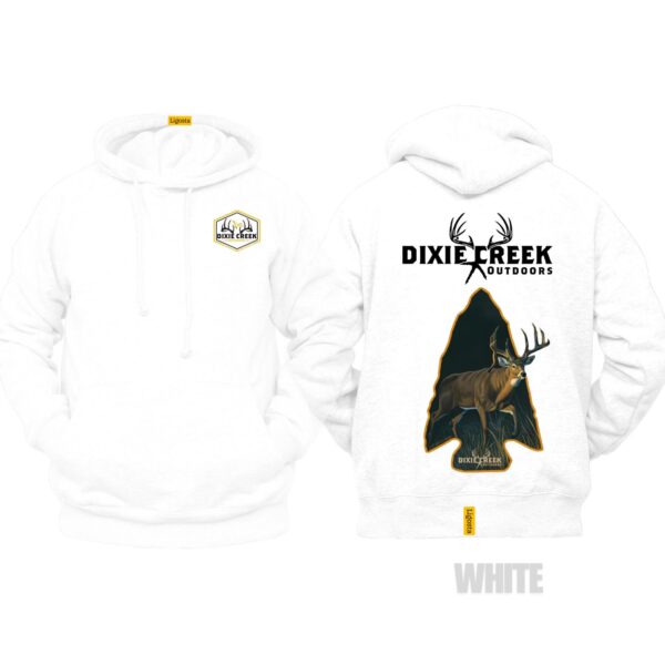 Ligosta Dixie Creek, Outdoor Wildlife Collection Hoodie, Unisex Hoodie Featuring Deer Arrowhead Design, Perfect For Hunting Enthusiasts 002 - Image 3