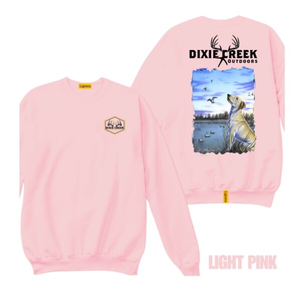 Ligosta Dixie Creek, Wildlife Collection Sweatshirt, Unisex Sweatshirt Featuring Yellow Lab Design, Perfect For Waterfowl Hunters 029 - Image 4