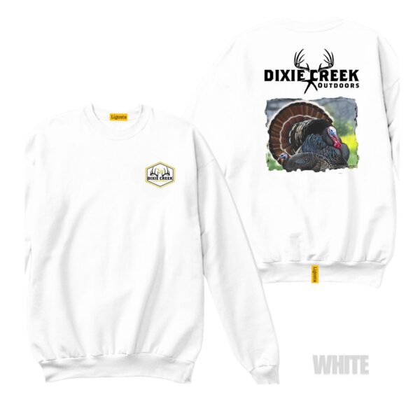 Ligosta Dixie Creek, Wildlife Collection Sweatshirt, Unisex Sweatshirt Featuring Turkey Design, Perfect For Hunters 012 - Image 3