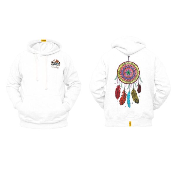 Ligosta Cowboy, Tribal Star Dreamcatcher Collection Hoodie, Unisex Hoodie With Colorful Dreamcatcher Design, Perfect For Boho Lovers 016 - Image 3