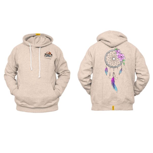 Ligosta Cowboy, Floral Dreamcatcher Collection Hoodie, Unisex Hoodie With Delicate Dreamcatcher Design, Perfect For Boho Lovers 014 - Image 5