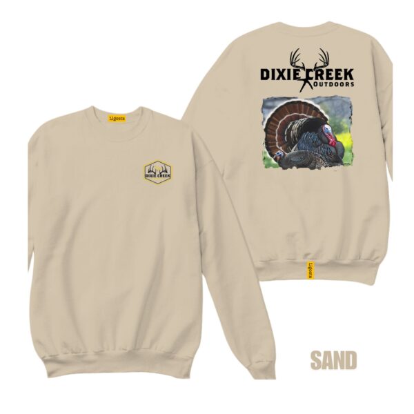 Ligosta Dixie Creek, Wildlife Collection Sweatshirt, Unisex Sweatshirt Featuring Turkey Design, Perfect For Hunters 012 - Image 6