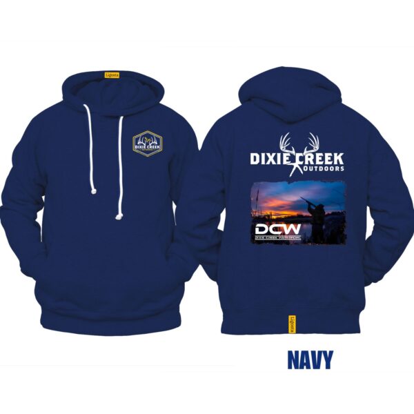 Ligosta Dixie Creek, Wildlife Collection Hoodie, Unisex Hoodie Featuring Waterfowl Sunset Scene, Perfect For Hunters 021 - Image 2