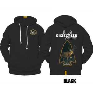 Ligosta Dixie Creek, Outdoor Wildlife Collection Hoodie, Unisex Hoodie Featuring Deer Arrowhead Design, Perfect For Hunting Enthusiasts 002