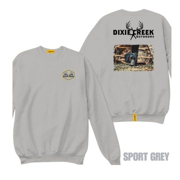 Ligosta Dixie Creek, Wildlife Collection Sweatshirt, Unisex Sweatshirt Featuring Hunting Dog Design, Perfect For Dog Lovers 016 - Image 5