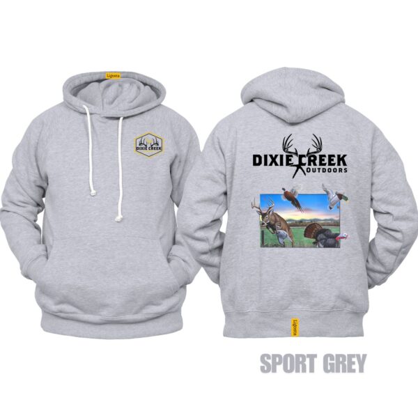 Ligosta Dixie Creek, Outdoor Wildlife Collection Hoodie, Unisex Hoodie Featuring Multi-Species Design, Hunting And Wildlife Fans 011 - Image 5
