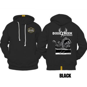 Ligosta Dixie Creek, Wildlife Collection Hoodie, Unisex Hoodie Featuring Strutting Turkey Design, Perfect For Turkey Hunters 025
