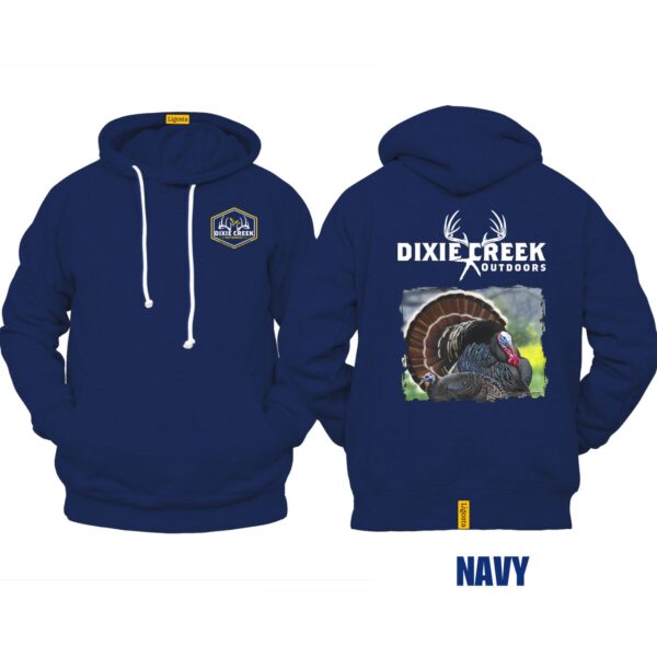 Ligosta Dixie Creek, Wildlife Collection Hoodie, Unisex Hoodie Featuring Turkey Design, Perfect For Hunters 012 - Image 2